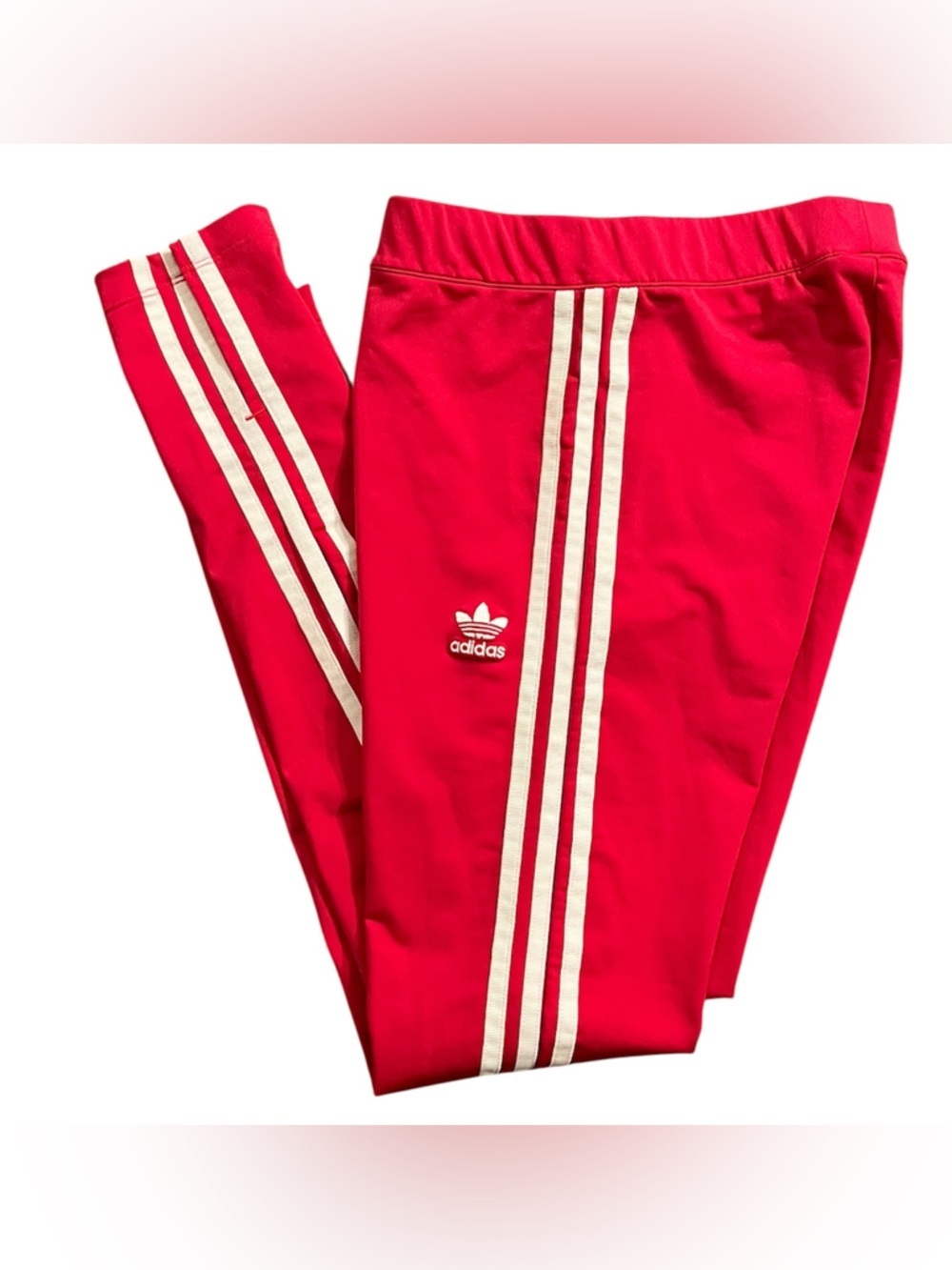 adidas pink 3-Stripe Slim Track Pants size S